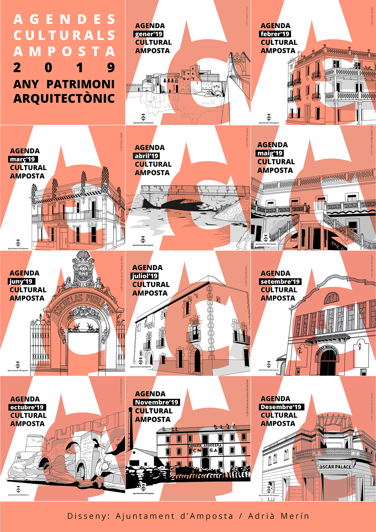 Ajuntament d´Amposta > Comunicació > L’obra de l’escultor Soriano-Montagut és la protagonista de l’agenda cultural del 2020